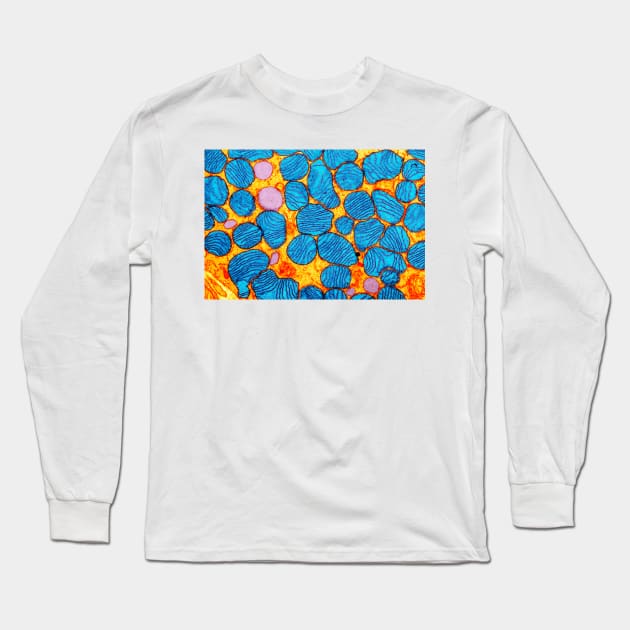 Mitochondria, TEM (G465/0071) Long Sleeve T-Shirt by SciencePhoto